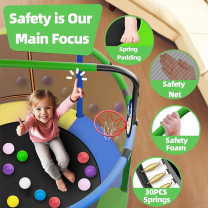 🔥Special Price $42.98🔥 Kids Mini Round Trampoline